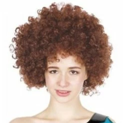 JD Party Afro Wig - Brown Wigs