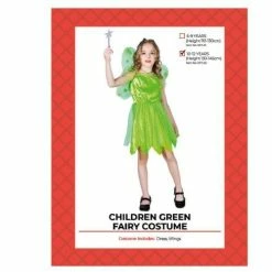 Discount 👏 JD Party Green Fairy Tinkerbelle Costume - Childrens 🔥 5 JD Party Green Fairy Tinkerbelle Costume - Childrens