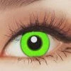 Crazy Lens Halloween Costumes, Accessories, Makeup Contact Lenses - Lime Green