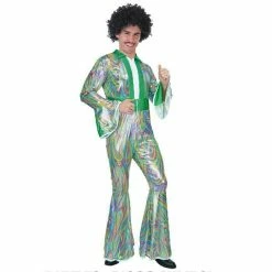 JD Party Adult 70s Disco Jumpsuit Mens Costumes