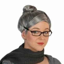 Carnival Products Wigs Wig - Nanna With Bun