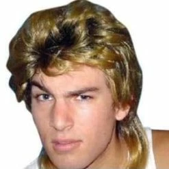 Carnival Products Wigs Wig - Mullet(Tough Guy) Ginger