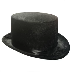 Dressed To Party Velvet Top Hats