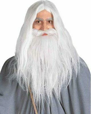 Promo ๐ Tom Foolery Wizard Wig & Beard - White ๐ Halloween Costumes, Accessories, Makeup ๐ 1 Tom Foolery Wizard Wig & Beard - White Halloween Costumes, Accessories, Makeup