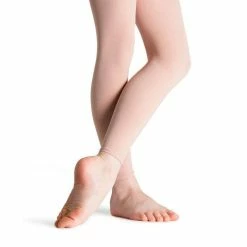 Upstage Dancewear Footless Salmon Pink Child Tights / EX SAMPLE