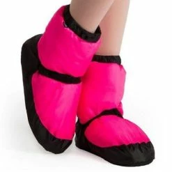 Upstage Dancewear Warm Up Booties Warm Up Bootie - Fluoro Pink
