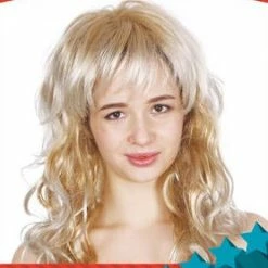 JD Party Wigs Wavy Wig - Blond