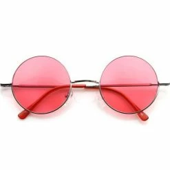 JD Party Hippy Glasses - Red