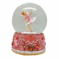 Cotton Candy Musical Snowglobe - Pink Ballerina Gifts