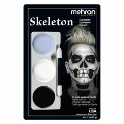 Mehron Tri-Colour Makeup Palette - Skeleton