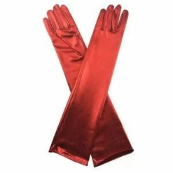 Upstage Dancewear & Costume Factory Long Metallic Gloves