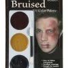 Mehron Halloween Costumes, Accessories, Makeup Tri-Colour Makeup Pallette - Bruise