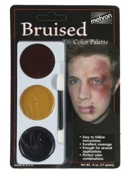 Promo ๐ Mehron ๐ฆ Halloween Costumes, Accessories, Makeup Tri-Colour Makeup Pallette - Bruise โค๏ธ 1 Mehron Halloween Costumes, Accessories, Makeup Tri-Colour Makeup Pallette - Bruise