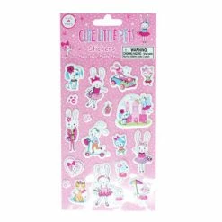 Pink Poppy Cute Little Pets Puffy Stickers