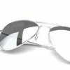 JD Party Party Glasses - Silver Aviator Mirror
