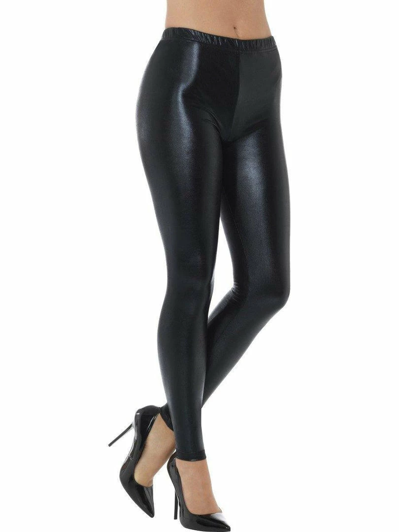 Top 10 🧨 JD Party Metallic Leggings -Black 🧨 1 JD Party Metallic Leggings -Black