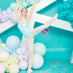 Claudia Dean Gigi Leotard -Bluebell Print Dancewear