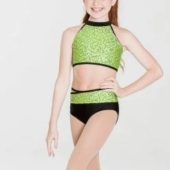 Studio 7 Dancewear Bright Lights Halter Crop Top