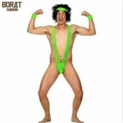 Smiffys Borat Mankini Fancy Dress Costumes