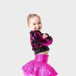 Studio 7 Dancewear Stage Lights Cropped Sequin Jacket