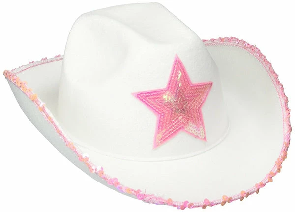 Best deal ❤️ Upstage Dancewear & Costume Factory Cowboy Hats Cowboy Hat - Sequin Rim & Star 🥰 1 Upstage Dancewear & Costume Factory Cowboy Hats Cowboy Hat - Sequin Rim & Star