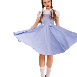 JD Party Fancy Dress Costumes Adult Blue Dress - Dorothy
