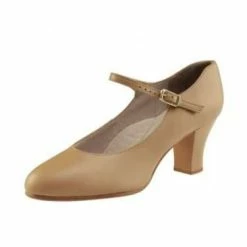 Capezio Dancewear 650 - 2" Student Footlight Character Shoes (Caramel)-Adult