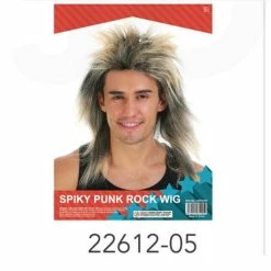 Upstage Dancewear & Costume Factory Wigs Spiky Punk Rock Wig - 2 Tone