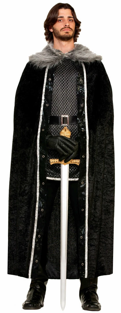 Best deal 😍 Forum Novelties Cape With Faux Fur Trim Black 🥰 2 Forum Novelties Cape With Faux Fur Trim Black