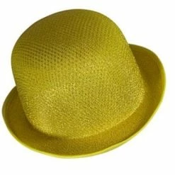 Upstage Dancewear & Costume Factory Hats Bowler Hat - Gold Lurex