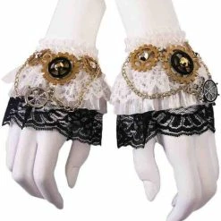 JD Party Halloween Costumes, Accessories, Makeup Wrist Cuffs - Steam Punk