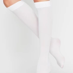 JD Party Legwear / Hosiery White Over Knee Stockings