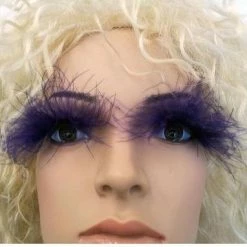 Carnival Products Eyelashes - False Lashes Eyelashes - Floating Feathers Purple
