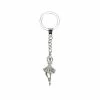 Mad Ally Ballerina Keyring - Silver Diamonte