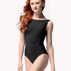 Eleve Dancewear Allison Black Velvet Leotard