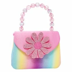 Pink Poppy Pixie Fairy Glittering Daisy Rainbow Fantasy Hard Handbag Dance Bags