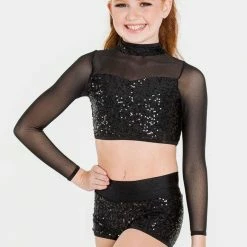 Studio 7 Dancewear Attitude Shorts | Black