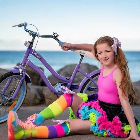 Flash Sale โ Mad Mia Legwear / Hosiery Rainbow Bows To Toes ๐งฆ Socks ๐ 3 Mad Mia Legwear / Hosiery Rainbow Bows To Toes Socks