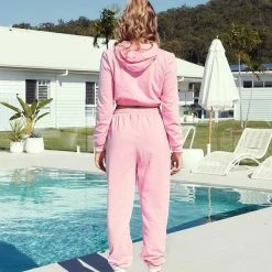 Claudia Dean Cropped Hoodie Jumper | Rose Pink Dancewear