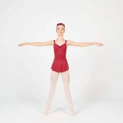 Dancewear Sylvie Skirt Ruby Red - Claudia Dean