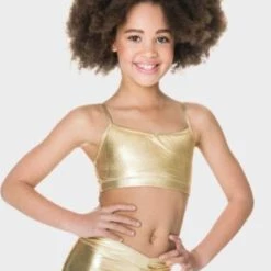 Studio 7 Dancewear Metallic Crop Tops