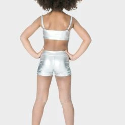 Studio 7 Dancewear Metallic Crop Tops