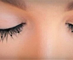 Carnival Products Eyelashes - Black With Black Beads Eyelashes - False Lashes