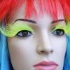 Carnival Products Neon Green Eye Lashes Pride / Rainbow Costumes
