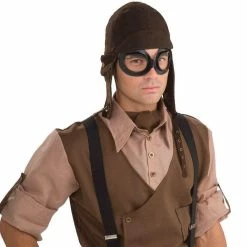 Forum Novelties Aviator Set - Cap & Goggles Mens Costumes