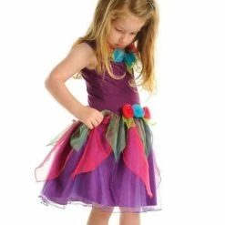 Fairy Girls Fairy Dresses & Accessories Deep Purple Maple Deluxe Fairy Dress