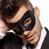 JD Party Mask - Plain Black Masks & Masquerade