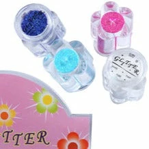 Pink Poppy Glitter Pots (Small) - Pink Gifts