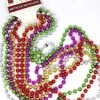 JD Party Metallic Beaded Necklace - Set Of 5 Novelties