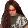 Carnival Products Heavy Metal Rocker - Long Brown Wig